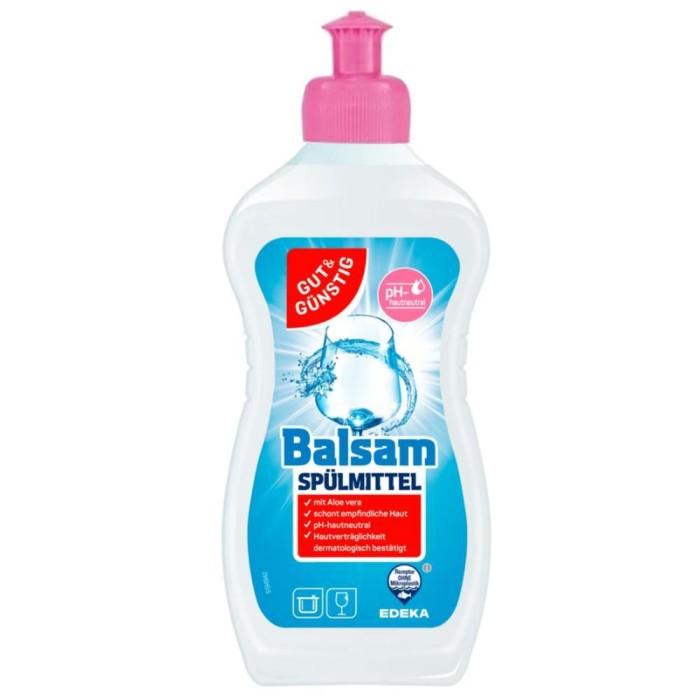 Płyn do naczyń Balsam 500 ml Skuteczny na tłuszcz Komfort dla dłoni formuła balsam Wydajny w użyciu Do codziennego zmywania Marka G&G
