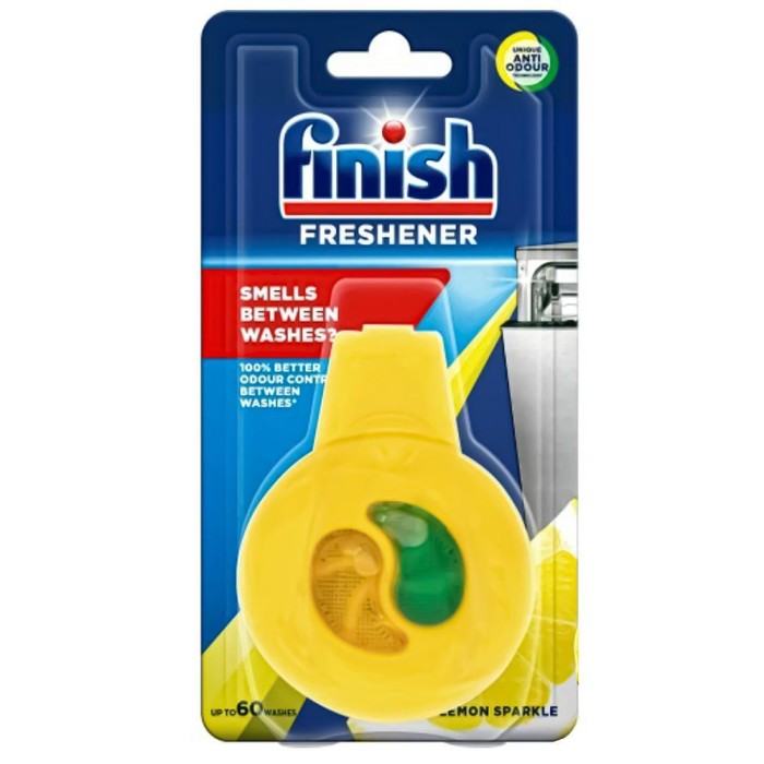 Odświeżacz do zmywarki 4 ml Zapach Citrus cytrusowa świeżość Neutralizuje nieprzyjemną woń Łatwy montaż na koszu Działa przez wiele cykli Marka Finish