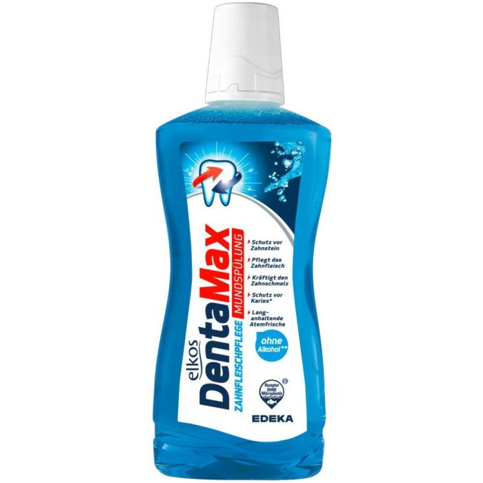 Płyn do płukania ust 500 ml Wariant Ice chłodna świeżość Świeży oddech na co dzień Uzupełnia higienę jamy ustnej Wygodne stosowanie po posiłku Marka Elkos