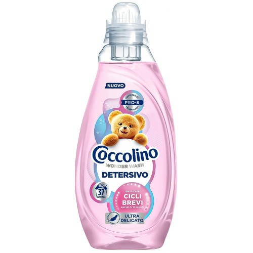 Coccolino Ultra Delicato płyn do prania 1,48 l. Do tkanin delikatnych, wygodne dozowanie, świeży efekt po praniu. Wydajność do ok. 37 prań.