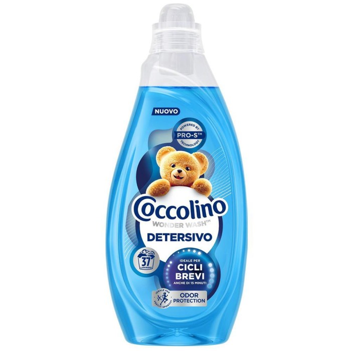 Coccolino Wonder Wash Odor Protection 1,48 l. Żel do prania kolorów, idealny do krótkich cykli. Wsparcie świeżości i neutralizacji zapachów. Wydajność do ok. 37 prań.