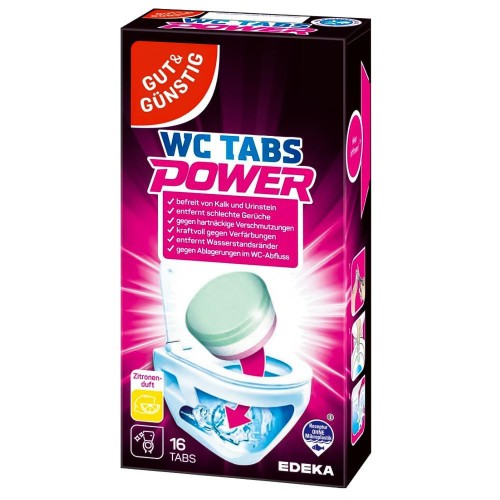 G G Tabletki do WC Power Tabs 400 g 16 szt czyszczenie muszli higiena i świeżość