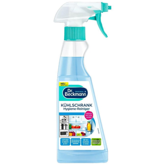 DR. BECKMANN Spray do lodówki 250 ml do czyszczenia wnętrza usuwa zabrudzenia i zapachy