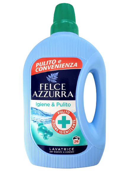 Felce Azzurra Płyn do prania Igiene Pulito 1,56 l higiena i czystość świeży zapach