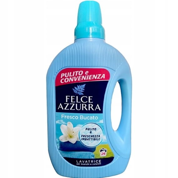 Felce Azzurra Płyn do prania Fresco 1,56 l do tkanin świeży zapach skuteczne pranie