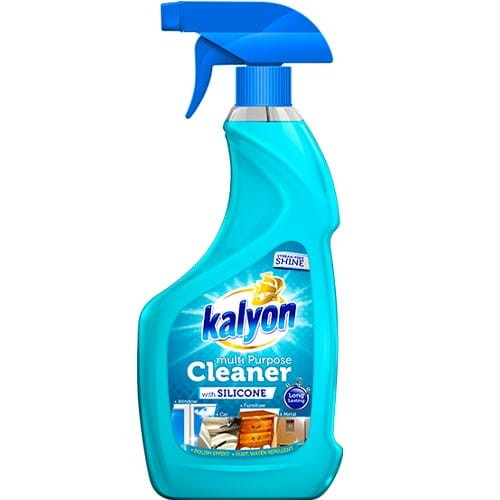 Kalyon wielofunkcyjny środek czyszczący z silikonem 750 ml spray do domu połysk ochrona powierzchni