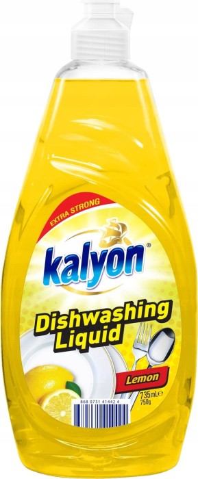 Kalyon Płyn do naczyń Lemon 735 ml cytrynowy skuteczny na tłuszcz wydajny