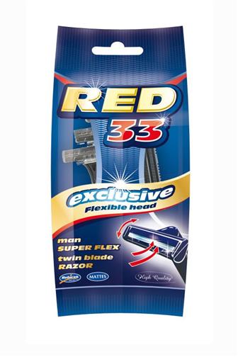 Red33 Maszynki do Golenia Jednorazowe Ruchoma Głowica 3 Ostrza