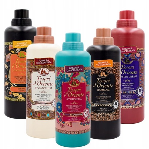Tesori dOriente Płyn do Płukania Zestaw 5x760ml Orientalne Zapachy