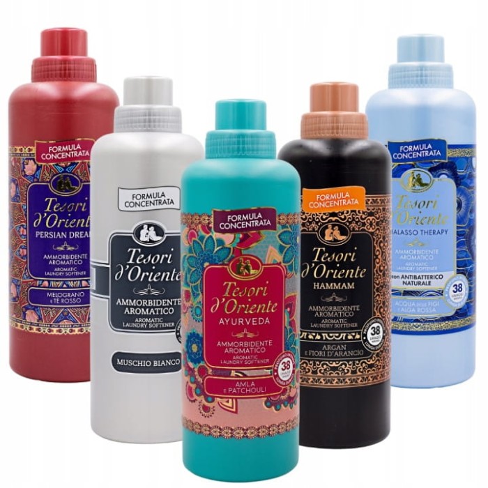 Tesori dOriente Płyn do Płukania Zestaw 5x760ml Różne Zapachy