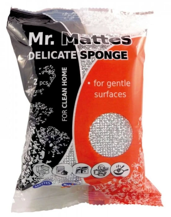 Mr Mattes Gąbka Uniwersalna z Drobnego Włókna Do Sprzątania