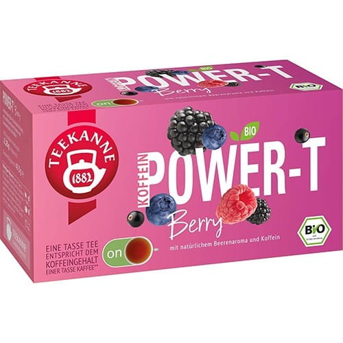 Teekanne Power T Herbata Energetyczna Berry Bio 20 Torebek