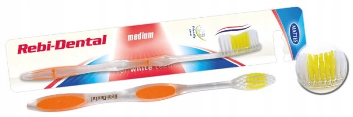 Rebi Dental Szczoteczka do Zębów M08 Średnia Medium