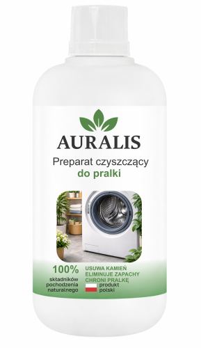 Auralis preparat czyszczący do pralki 500 ml skutecznie usuwa kamień i nieprzyjemne zapachy