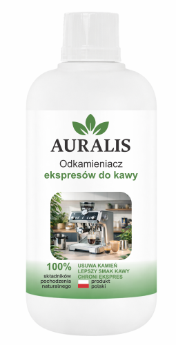 Auralis odkamieniacz do ekspresów do kawy 500 ml skuteczny preparat usuwający kamień i osady