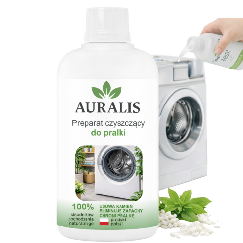 Auralis preparat czyszczący do pralki 500ml usuwa kamień eliminuje zapachy