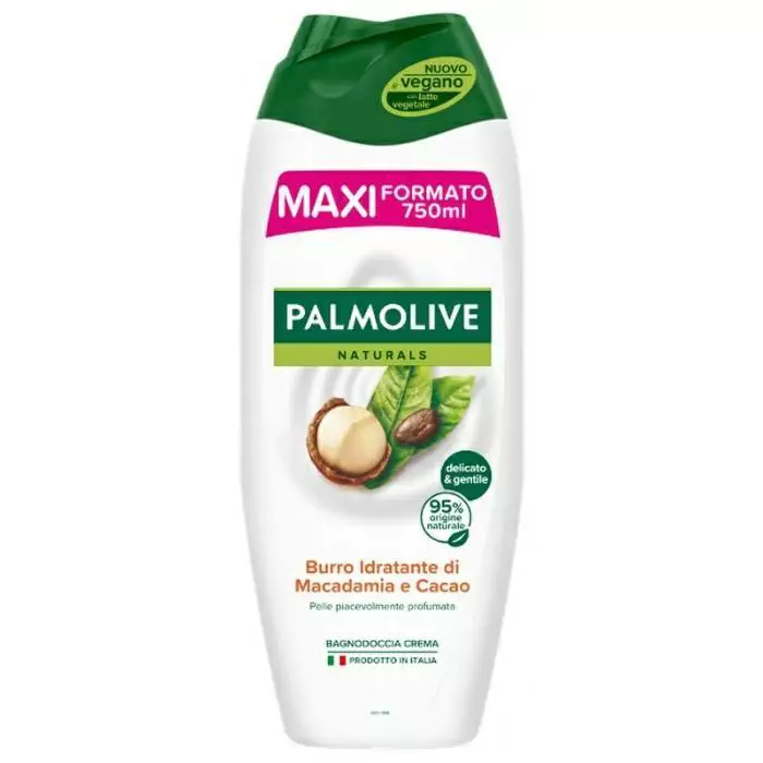 Kremowy płyn do kąpieli i pod prysznic Palmolive Naturals Masło Makadamia i Kakao – Maxi (750 ml)
