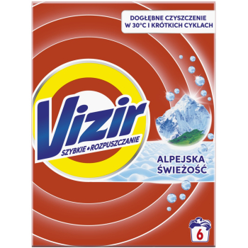 Proszek do prania Vizir Szybkie Rozpuszczanie – Alpejska Świeżość (6 prań)