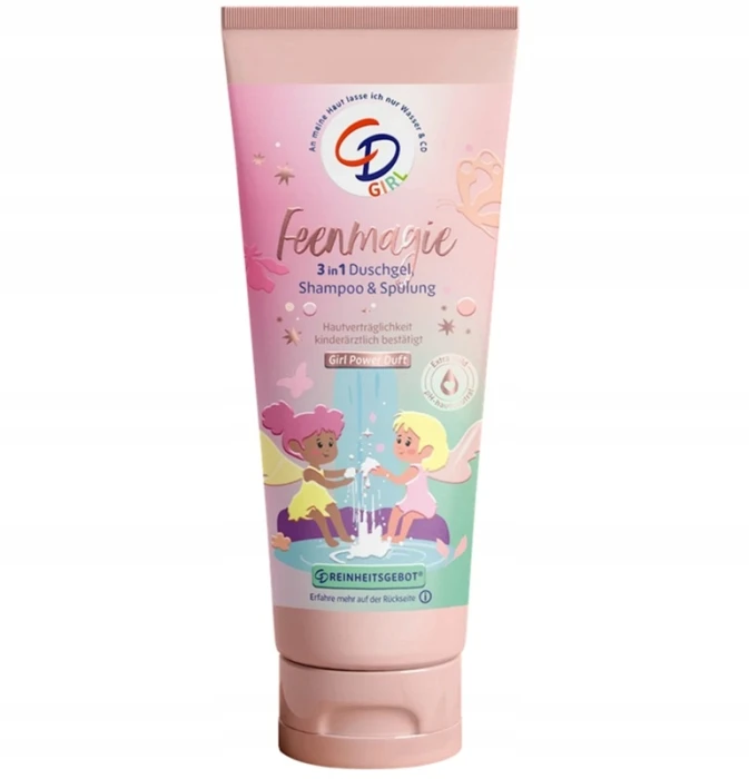 CD Girl Feenmagie 3w1 żel pod prysznic, szampon i odżywka dla dzieci 250 ml.