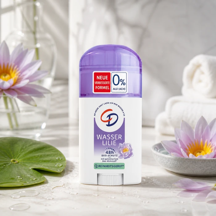 Dezodorant CD Wasserlilie 48h Deo-Schutz do codziennej ochrony przed nieprzyjemnym zapachem.