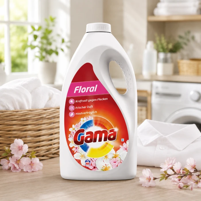 ama Floral 5 l – ekonomiczne opakowanie do 100 prań dla domu i rodziny.