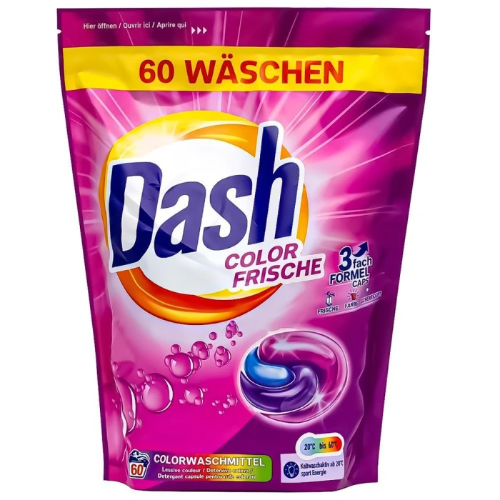 Dash Color Frische kapsułki do prania kolorów 60 sztuk