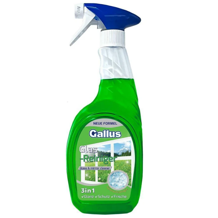 Gallus Glas Reiniger zielony płyn do szyb i luster 1 l 3w1