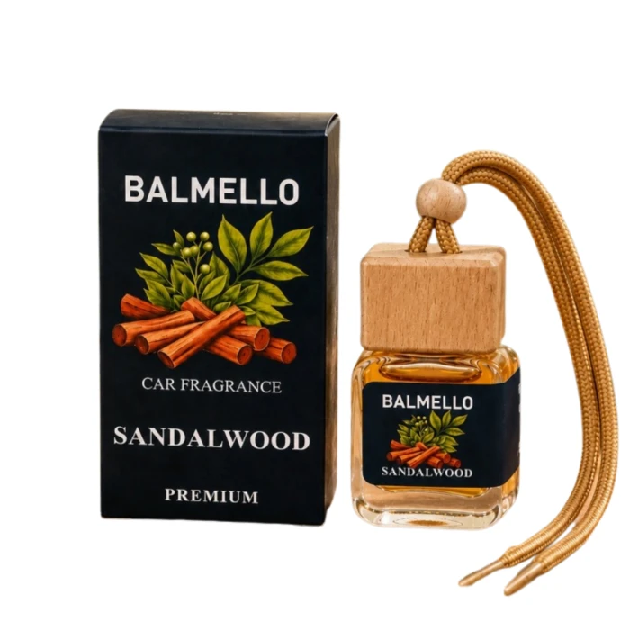 Balmello Sandalwood zapach do samochodu 10ml Premium zawieszka