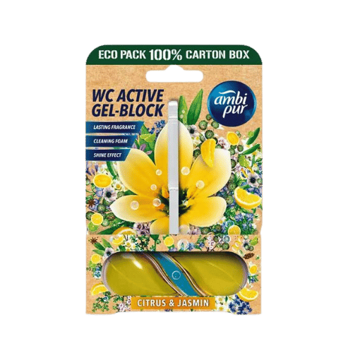Ambi Pur WC Active Gel Block Citrus & Jasmin zawieszka do WC 45 g