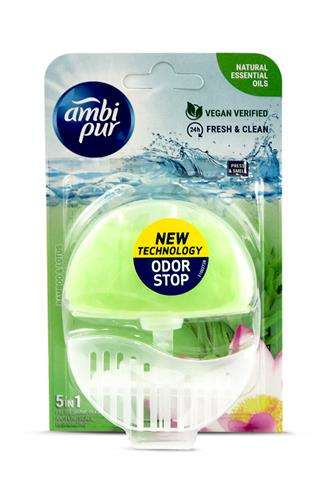 Ambi Pur 5in1 Bamboo Lotus zawieszka do WC 55 ml Fresh & Clean