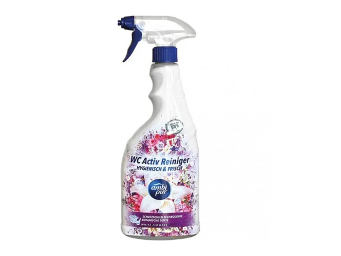 Ambi Pur WC Active Clean spray do czyszczenia WC White Flowers 750 ml