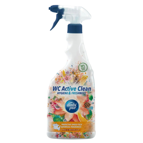 Ambi Pur WC Active Clean spray do czyszczenia WC Citrus Waterlily 750 ml