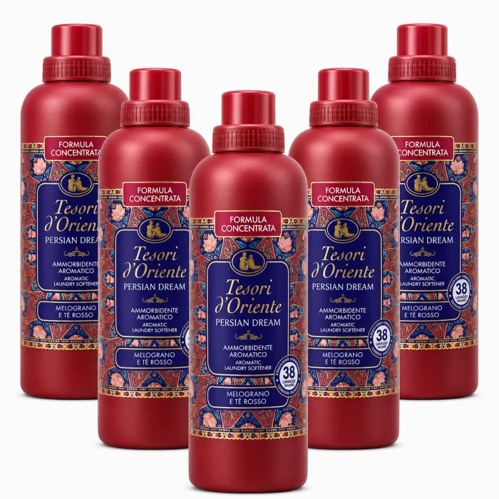 Tesori d’Oriente Persian Dream płyn do płukania tkanin zestaw 5 x 760 ml