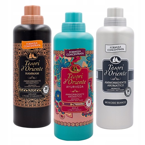 Tesori d Oriente płyn do płukania tkanin zestaw 3x760ml 114 prań