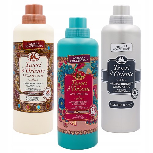 Tesori d Oriente płyn do płukania tkanin zestaw 3x760ml 114 prań