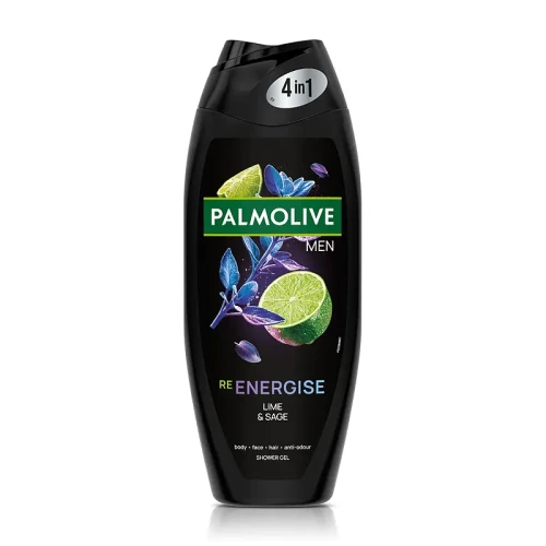 Palmolive Men Re Energise żel pod prysznic 4w1 500 ml Lime & Sage