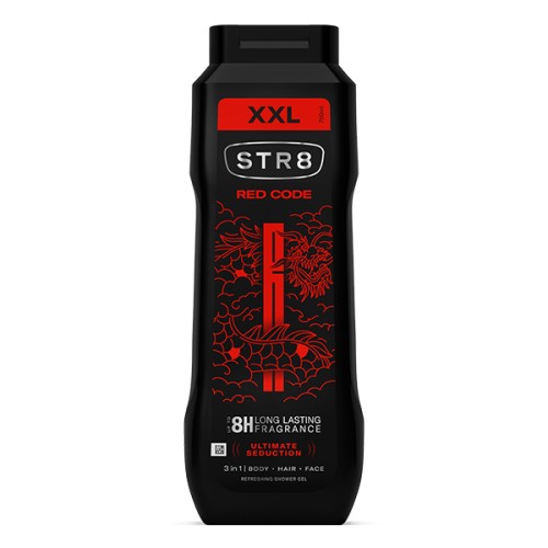 STR8 Red Code XXL żel pod prysznic męski 3w1 750 ml Ultimate Seduction