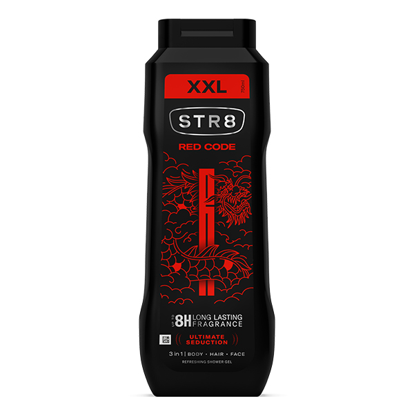 STR8 Red Code XXL żel pod prysznic męski 3w1 750 ml Ultimate Seduction