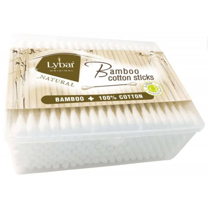 Lybar patyczki higieniczne bambusowe Bamboo Cotton Sticks 100% bawełna