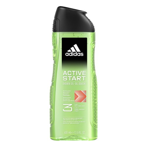 Adidas Active Start żel pod prysznic 3w1 400 ml Body Hair Face