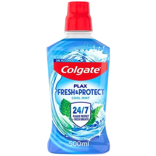 Colgate Plax Fresh & Protect płyn do płukania jamy ustnej Cool Mint 500 ml