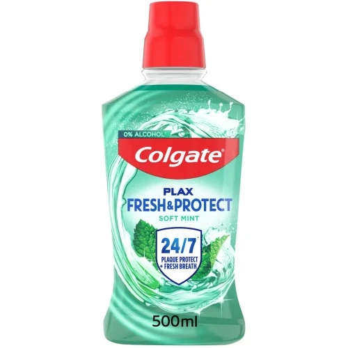 Colgate Plax Fresh & Protect Soft Mint płyn do płukania jamy ustnej 500 ml