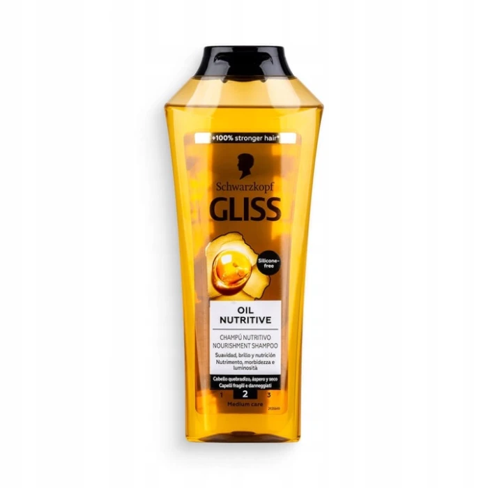 Schwarzkopf Gliss Oil Nutritive szampon do włosów suchych i zniszczonych 400 ml
