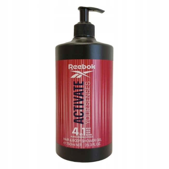 Reebok Activate Your Senses żel pod prysznic 4w1 ciało twarz włosy broda 750 ml