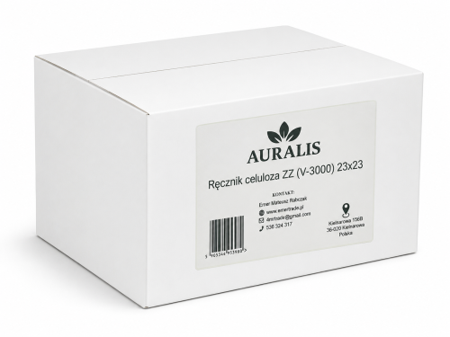 AURALIS ręcznik papierowy celuloza ZZ V-3000 biały 3000 listków