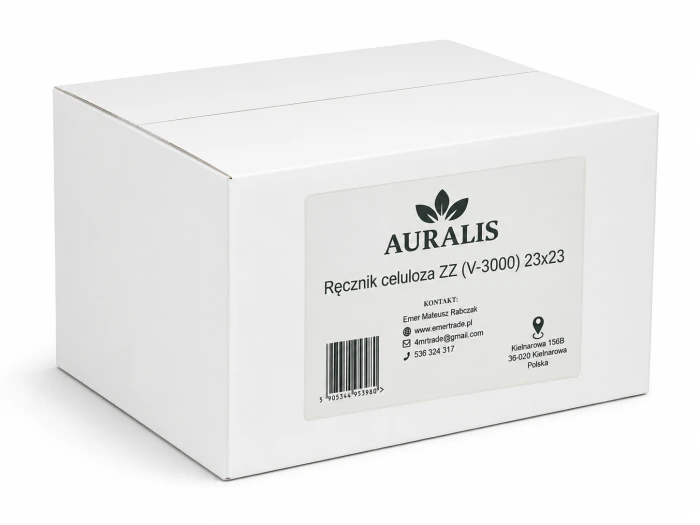 AURALIS ręcznik papierowy celuloza ZZ V-3000 biały 3000 listków