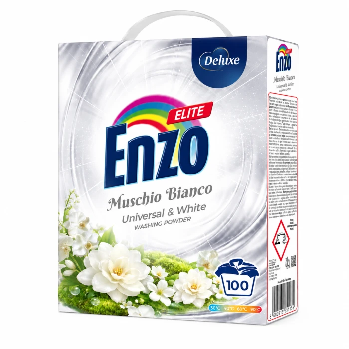 Enzo Elite Muschio Bianco Universal White proszek do prania 100 prań