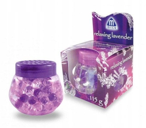 MILO Relaxing Lavender odświeżacz powietrza perełki lawenda 115 g