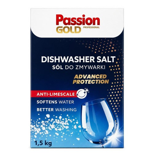 Passion Gold sól do zmywarki 1,5 kg ochrona przed kamieniem