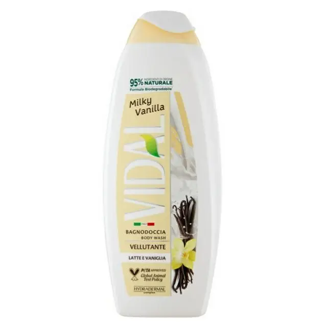 Vidal Milky Vanilla żel pod prysznic mleczna wanilia 600 ml